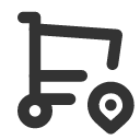 иконка shopping cart pin, shopping, шоппинг, cart, корзина, pin, кнопка