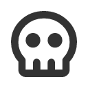 иконка skull, череп