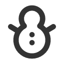 иконка snowman, новый год