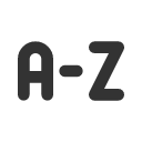 иконки sort a z, sort