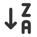 иконки sort descending letters, sort, descending, letters