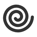 иконка spiral, леденец