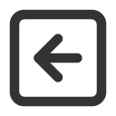 иконки square arrow left, square, arrow, стрелка, left