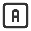 иконка square letter a, square, letter, почта