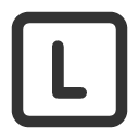 иконки square letter l, square, letter, почта