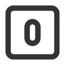 иконка square letter o, square, letter, почта