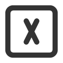 иконки square letter x, square, letter, почта