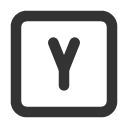 иконка square letter y, square, letter, почта