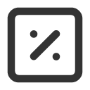 иконки square percentage, square, percentage