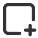 иконки square plus 2, square, plus, плюс