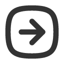 иконки square rounded arrow right, square, rounded, arrow, стрелка, right
