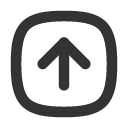 иконки square rounded arrow up, square, rounded, arrow, стрелка, up, стрелка вверх