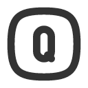 иконка square rounded letter q, square, rounded, letter, почта