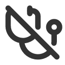 иконки stethoscope off, stethoscope, стетоскоп, off