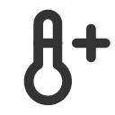 иконки temperature plus, temperature, plus, плюс