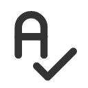 иконка text spellcheck, text, текст, spellcheck