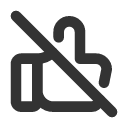 иконка thumb up off, thumb, up, стрелка вверх, off