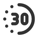 иконка time duration 30, time, время, duration, 30