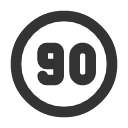 иконка time duration 90, time, время, duration, 90