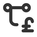 иконка transaction pound, transaction, pound, фунт