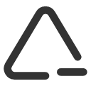 иконка triangle minus 2, triangle, треугольник, minus, минус