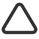 иконка triangle, треугольник