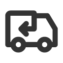 иконка truck return, truck, грузовик, return, вернуться