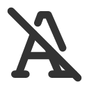 иконки typography off, typography, off