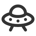 иконка ufo, инопланетянин