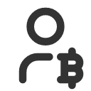 иконка user bitcoin, user, пользователь, bitcoin, биткоин