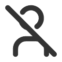 иконка user off, user, пользователь, off