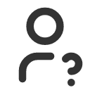 иконка user question, user, пользователь, question, вопрос