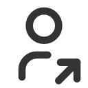иконка user share, user, пользователь, share