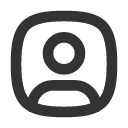 иконка user square rounded, user, пользователь, square, rounded