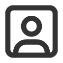 иконка user square, user, пользователь, square
