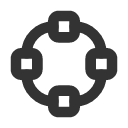 иконка vector bezier circle, vector, вектор, bezier, circle