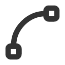 иконка vector spline, vector, вектор, spline