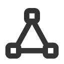 иконка vector triangle, vector, вектор, triangle, треугольник