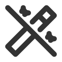 иконка wand off, wand, волшебная палочка, off