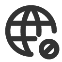 иконка world cancel, world, интернет, cancel, отмена