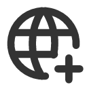 иконка world plus, world, интернет, plus, плюс