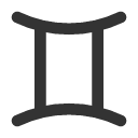 иконка zodiac gemini, zodiac, gemini, близнецы