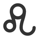 иконка zodiac leo, zodiac, leo, лев
