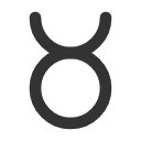 иконка zodiac taurus, zodiac, taurus, телец