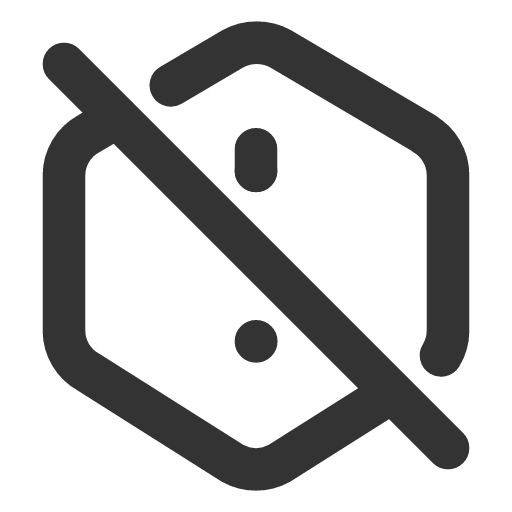 иконка alert hexagon off, alert, предупреждение, hexagon, off,