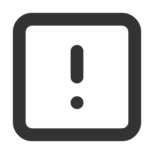 иконка alert square, alert, предупреждение, square,