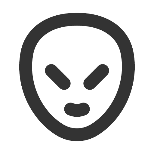 иконка alien, инопланетянин,