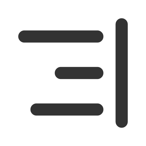 иконка align right 2, align, right, стрелка,