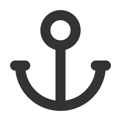 иконка anchor, якорь,