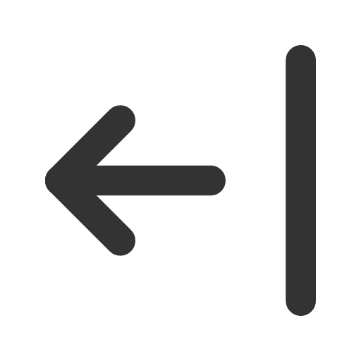 иконка arrow bar left, arrow, стрелка, bar, left,